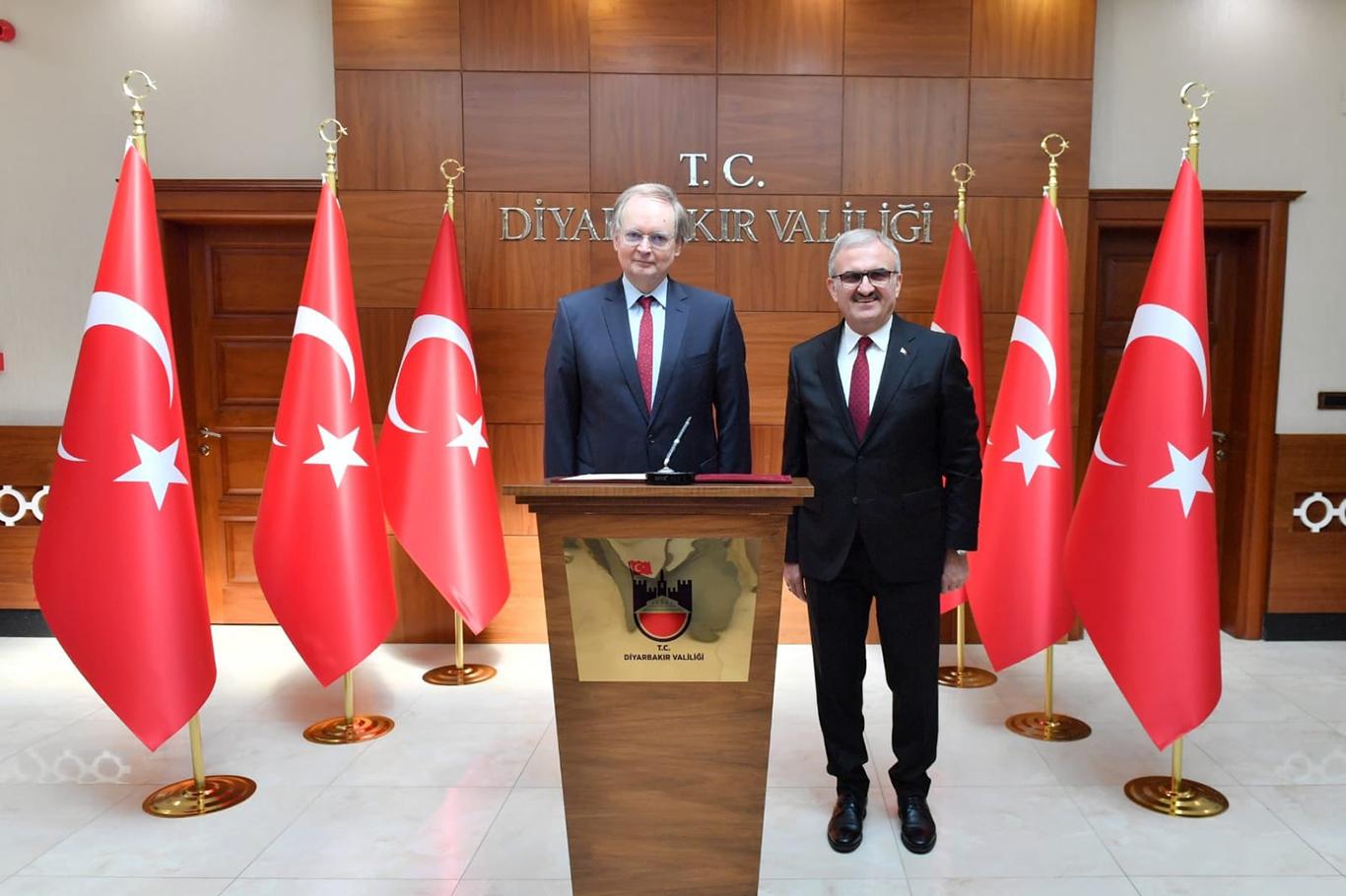 ​AB Türkiye Delegasyonu Başkanı Büyükelçi Berger Diyarbakır’da